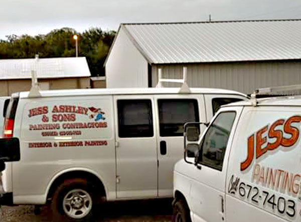 Jess Ashley & Sons Painting Contractors Vehicles